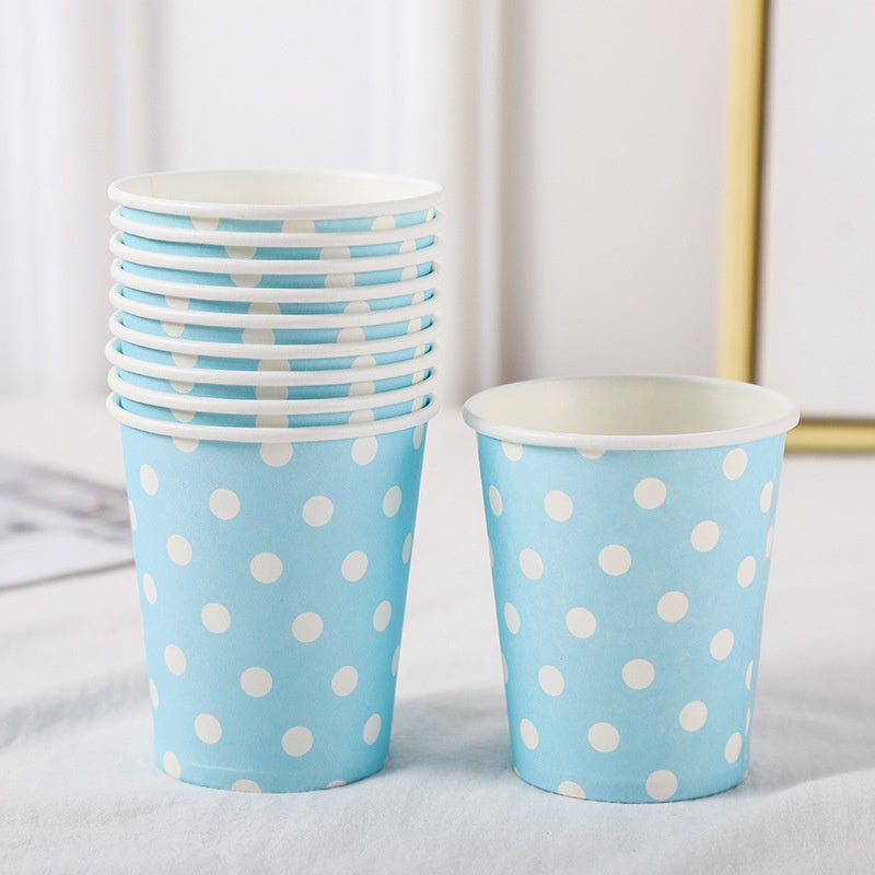 Paper Cup / Gelas Kertas Motif Polkadot