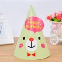 Korean Cute Party Hat/ Topi Pesta Ulang Tahun Lucu Bear, Chick, Girl