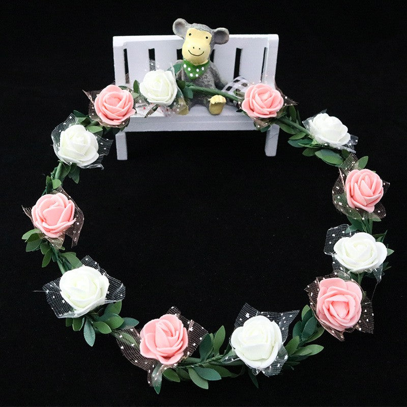 Flower Crown ( isi 12 Kuntum Bunga) / Mahkota Bunga
