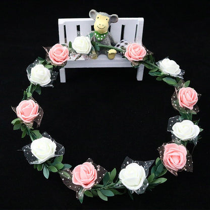 Flower Crown ( isi 12 Kuntum Bunga) / Mahkota Bunga