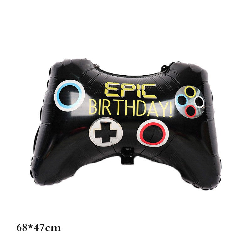 Balon Foil Game Stick Epic Birthday Size 68 x 47 cm