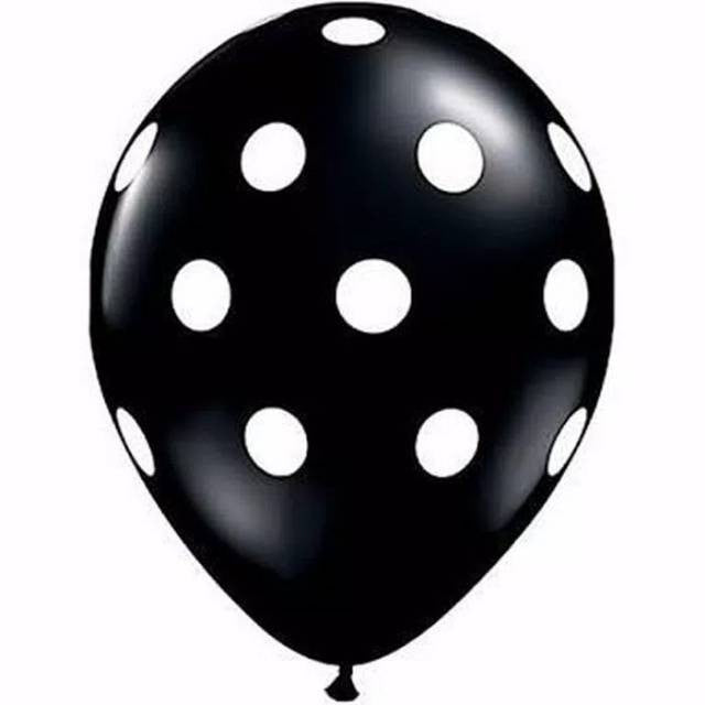 Balon Lateks/Latex Polkadot 12 inch High Quality Tebal