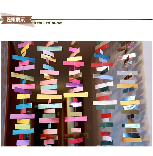 Rectangular Party Garland 2 meter