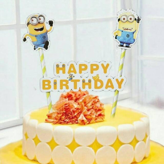 Cake Topper Happy Birthday Minion
