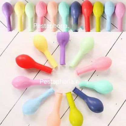Balon Latex Macaron 10 inch 2,2 gram Grosir isi 100 pcs / pack