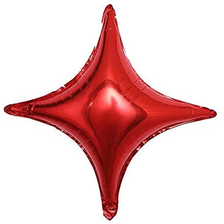 Balon Bintang / Star Segi Empat Size 25 cm / 10 inch