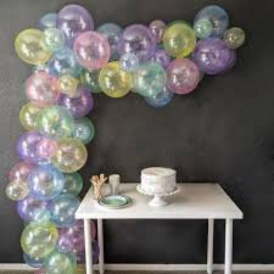 Balon Lateks / Latex Crystal Wave Size 12 inch satuan