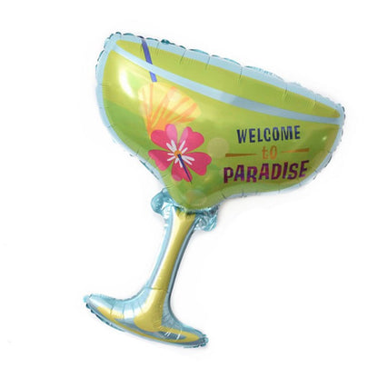 Balon Foil Bottle / Botol & Glass Champagne Jumbo / Lets Party / Cheers / Glitter Gold / Celebrate