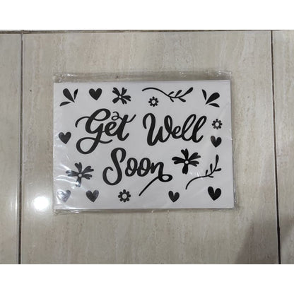 Stiker Bobo Balon PVC Ukuran 21 x 29 cm Balloon Sticker Get Well Soon/Graduation/Grad/Abjad/Congratulations