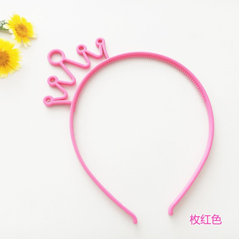 Bando Plastik Mahkota / Headband Crown