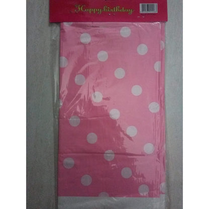 Taplak Meja Plastik Polkadot / Plastic Table Cover Polkadot