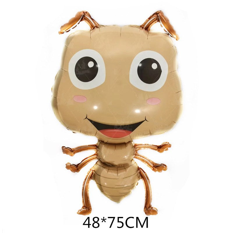 Balon Foil Insect Gecko, Bee, Ant, Mantis Size Jumbo