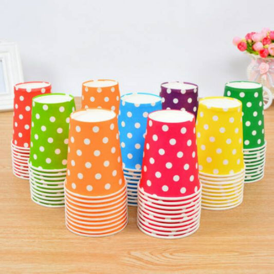 Paper Cup / Gelas Kertas Motif Polkadot