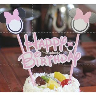Cake Topper / Topper Kue HBD / Happy Birthday Karakter / Kartun