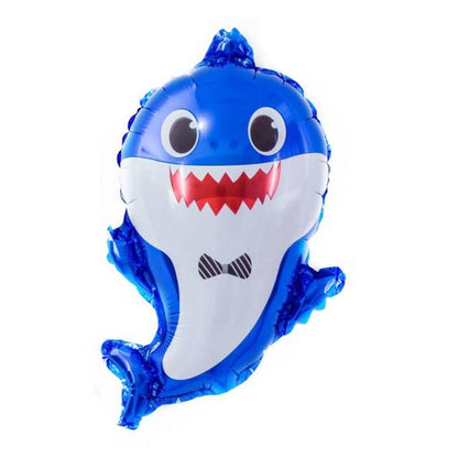 1 Set ( isi 5 Karakter ) Balon Foil Baby Shark Mini