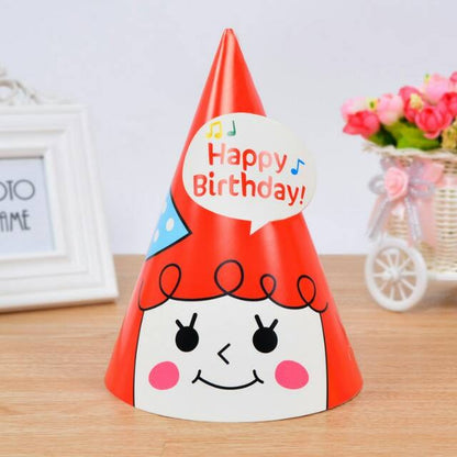 Korean Cute Party Hat/ Topi Pesta Ulang Tahun Lucu Bear, Chick, Girl