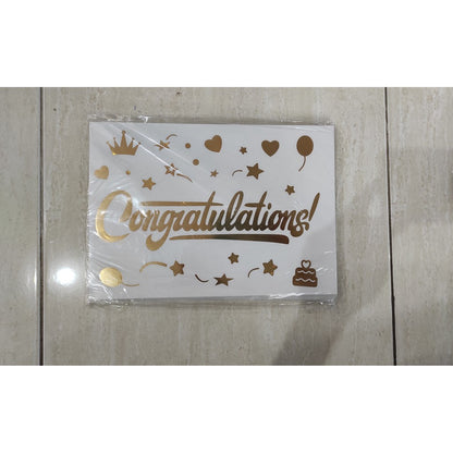 Stiker Bobo Balon PVC Ukuran 21 x 29 cm Balloon Sticker Get Well Soon/Graduation/Grad/Abjad/Congratulations