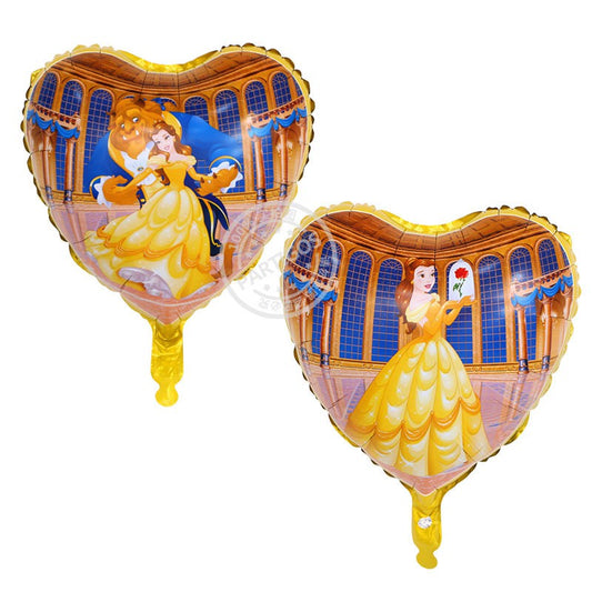 Balon Foil Beauty & The Beast / Belle Double Sided Size 45 cm