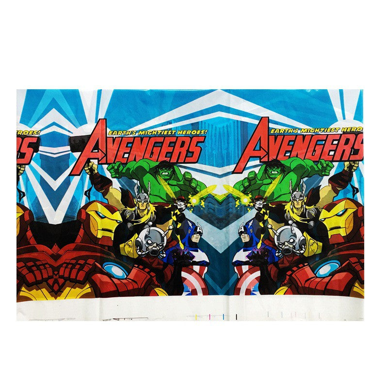Taplak Meja Plastik Karakter/ Plastic Table Cover Karakter / Kartun