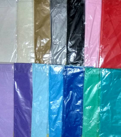 Taplak Meja Plastik Polos / Plastic Table Cover Polos
