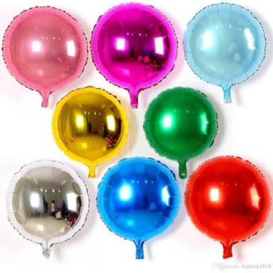 Balon Foil Bulat Polos / Round Size 45 cm
