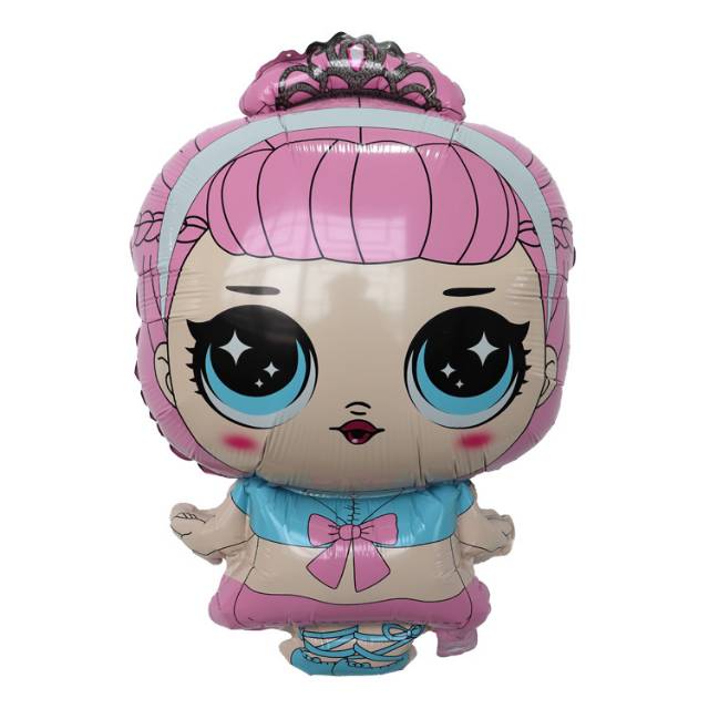 1 Set isi 8 Balon Foil LOL Surprise Doll Jumbo Size 83 cm