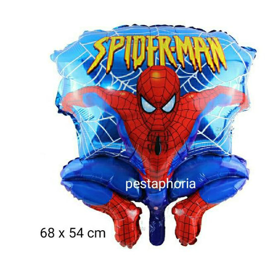 Balon Foil Spiderman Jaring Medium Size 68 cm