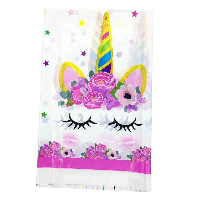 Taplak Meja Plastik Karakter/ Plastic Table Cover Karakter / Kartun