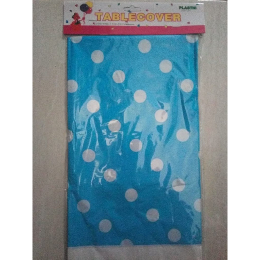 Taplak Meja Plastik Polkadot / Plastic Table Cover Polkadot