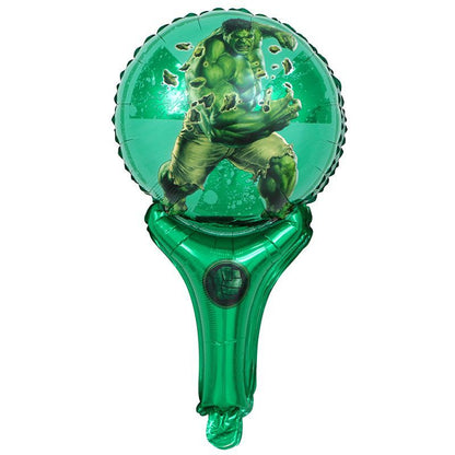 Balon Foil Pentung / Tongkat / Tenis / Handheld Hello Kitty,Doraemon,Frozen,Hulk,Donald,Daisy, Pony