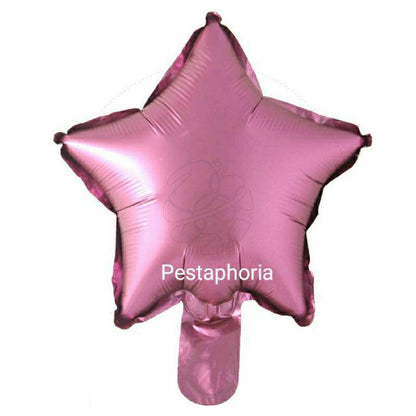 Balon Foil Bintang / Star Satin Matte Size 10 inch ( 25 cm)