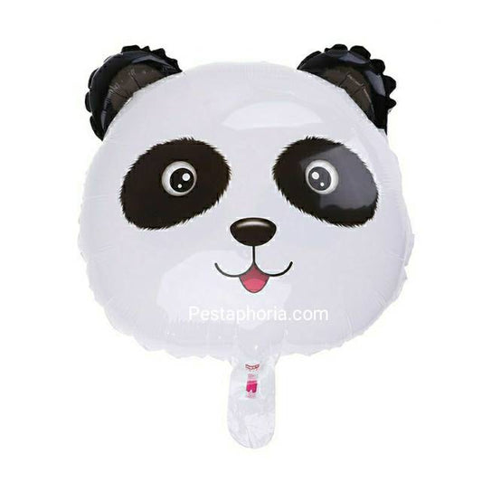 Balon Foil Panda Head / Kepala Panda Size 45 cm