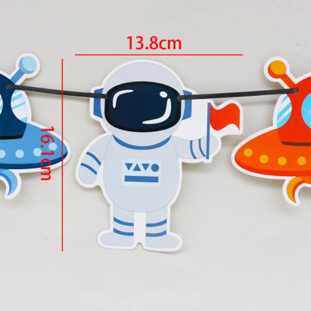 Bunting / Banner Astronot / Rocket