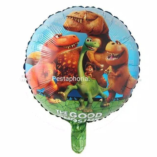 Balon Foil Bulat Dinosaurus The Good Dinosaur Size 45 cm