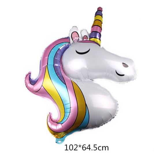 Balon Foil Sleeping Unicorn Pastel Jumbo Size 102 cm