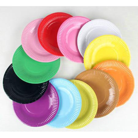 Paper Plate - Piring Kertas Motif Polos