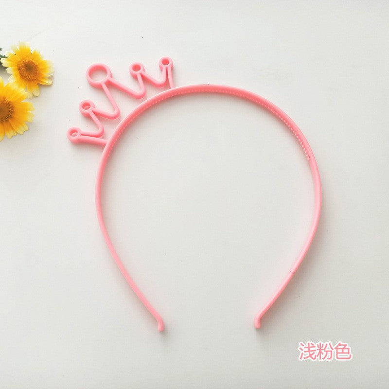 Bando Plastik Mahkota / Headband Crown