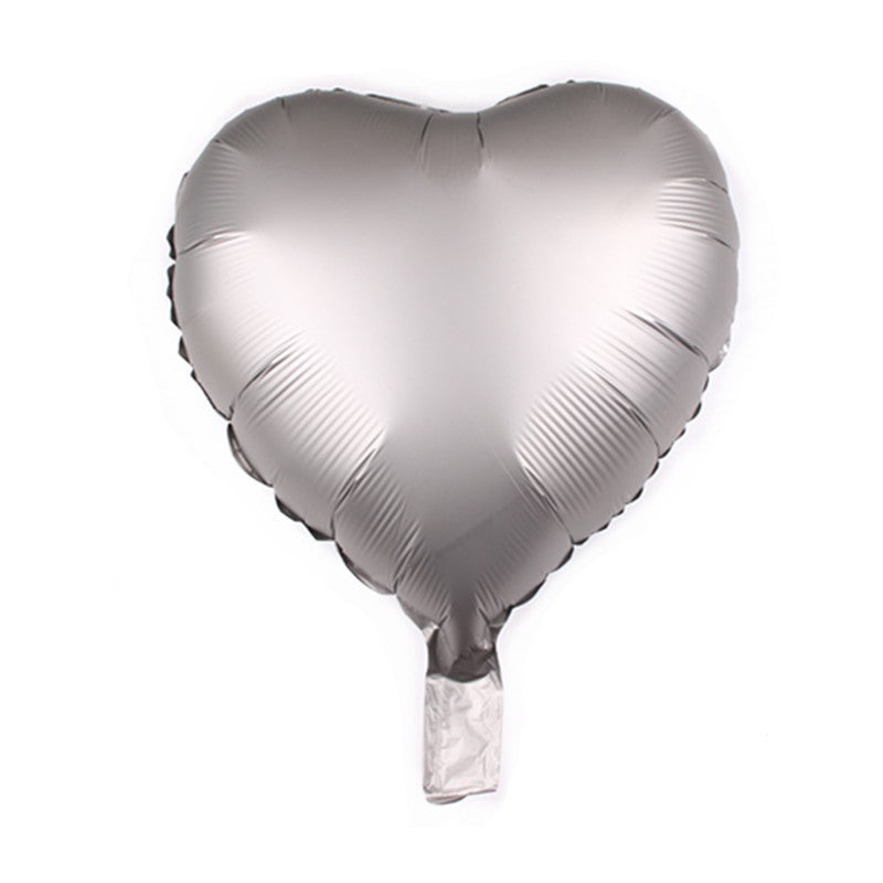 Balon Foil Hati / Love Satin Matte Size 45 cm