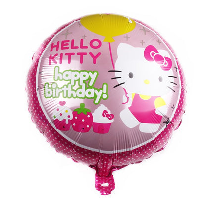 Balon Foil Bulat Hello Kitty Size 45cm