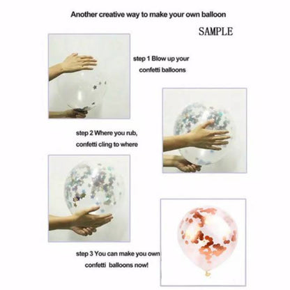 Balon Latex  / Lateks Confetti 12 inch
