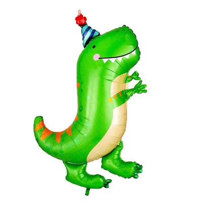 Balon Foil Dino/ Dinosaurus / Dinosaur Kartun Crown Jumbo Size 90 cm