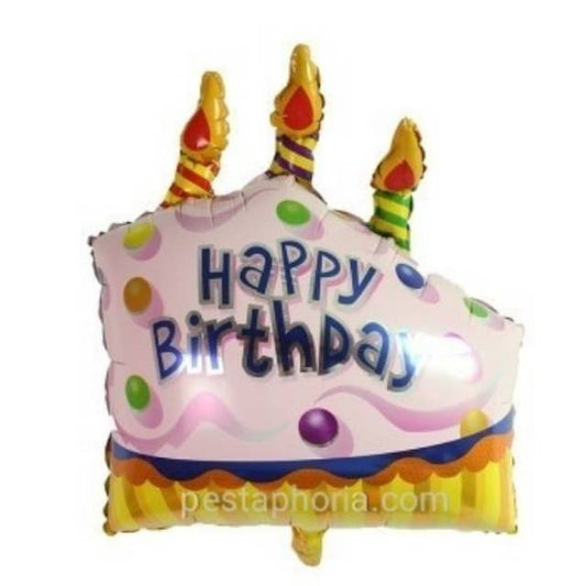 Balon Foil Cake Slice Jumbo Size 75 cm