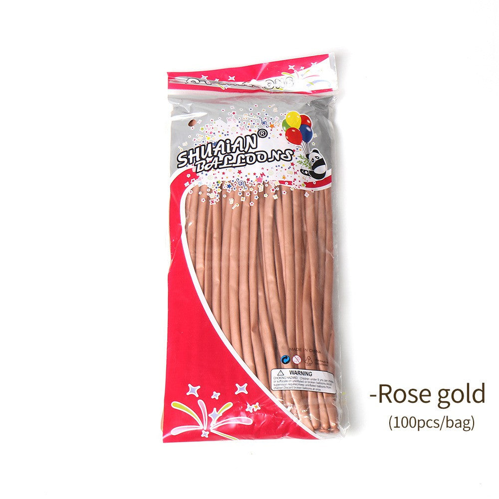 Balon Latex Twist Chrome / Balon Panjang / Pentil / Cacing Chrome