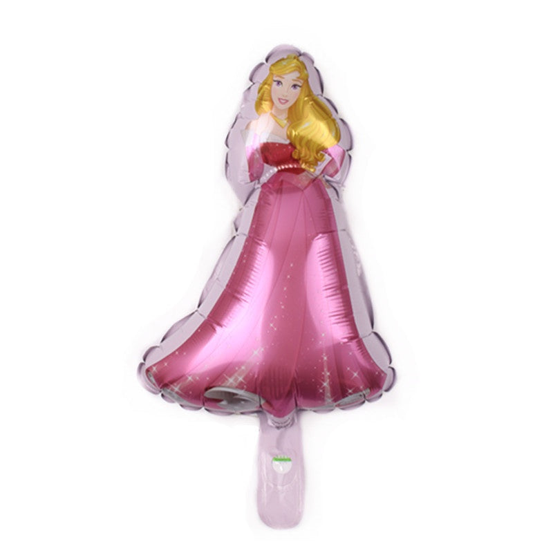 Balon Foil Dsny Princess Elsa Anna Ariel Mermaid Aurora Size Mini