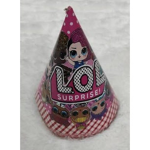 ( isi 10 pcs ) Party Hat / Topi Pesta Ulang Tahun / Ultah Karakter / Kartun Model Kerucut