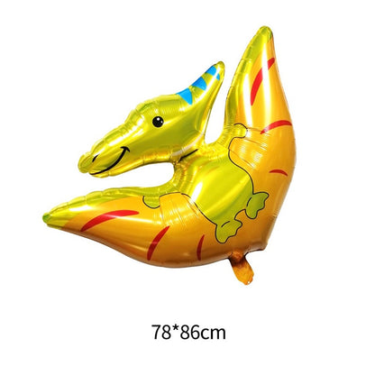 Balon Foil Dino/ Dinosaurus / Dinosaur Kartun Crown Jumbo Size 90 cm