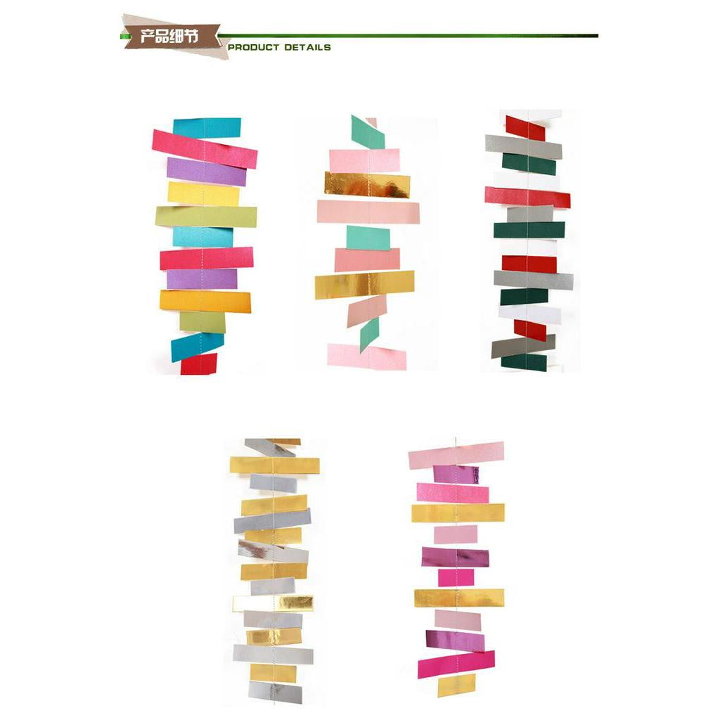 Rectangular Party Garland 2 meter
