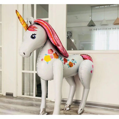 Balon Foil Unicorn Airwalker Jumbo 3D Size 116 cm