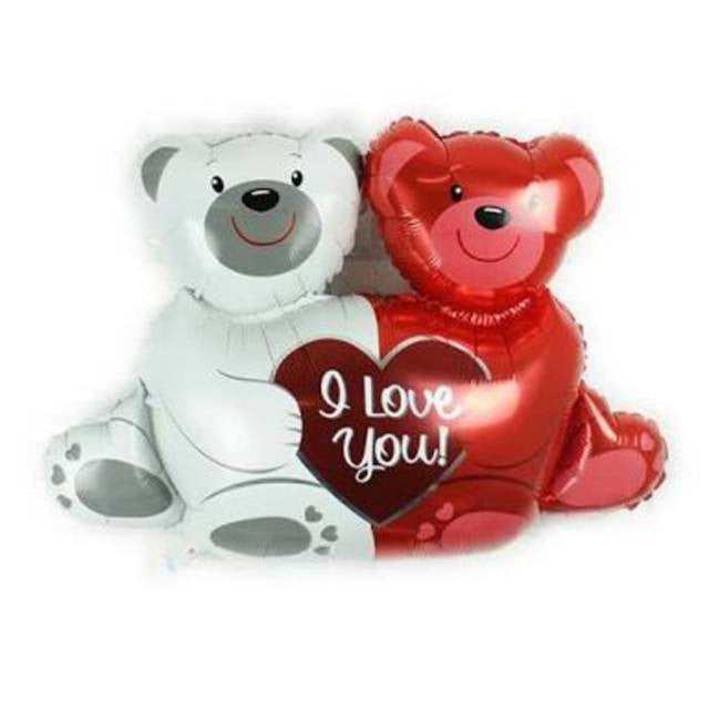 Balon Foil Couple Bear Mini