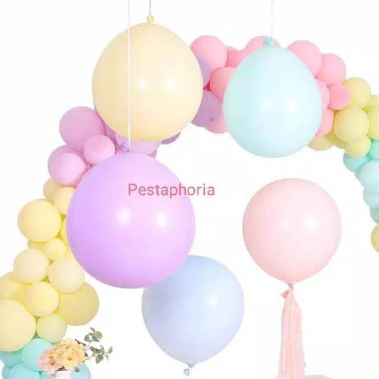 Balon Latex / Lateks Macaron Jumbo Size 18 inch ( 45 cm)